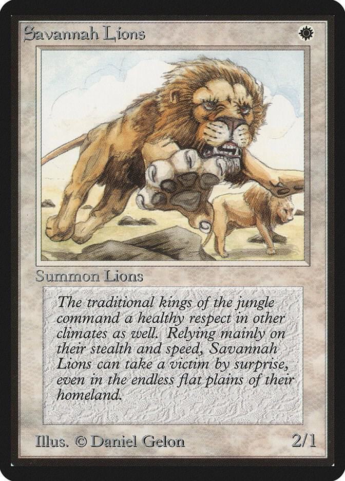 Savannah Lions (39) [Limited Edition Beta]
