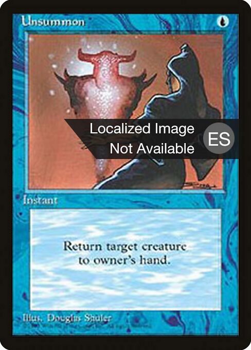 Unsummon (111) [Fourth Edition Foreign Black Border]