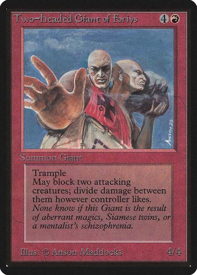 Two-Headed Giant of Foriys (180) [Limited Edition Beta]