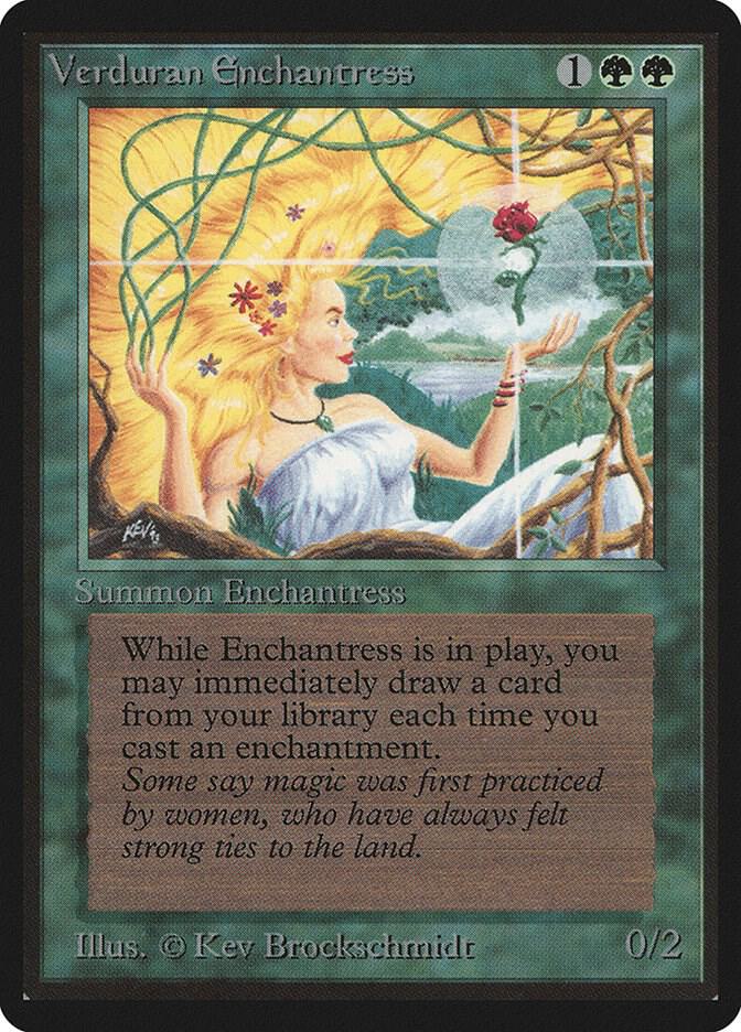 Verduran Enchantress (223) [Limited Edition Beta]