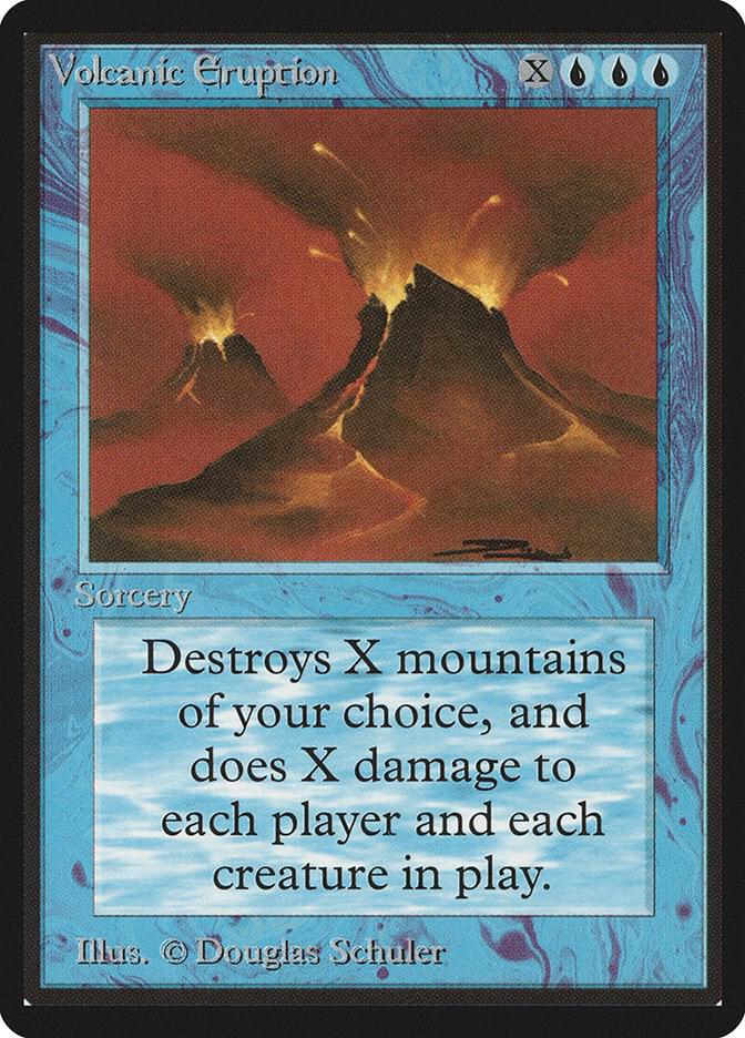 Volcanic Eruption (89) [Limited Edition Beta]