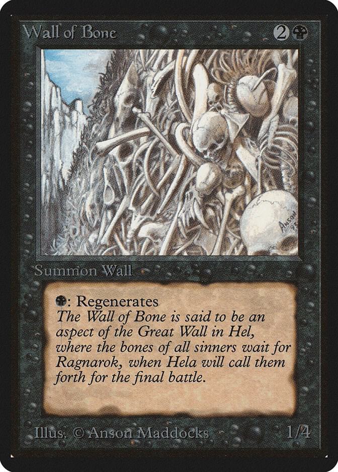 Wall of Bone (133) [Limited Edition Beta]