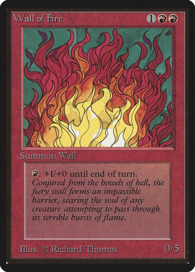 Wall of Fire (182) [Limited Edition Beta]