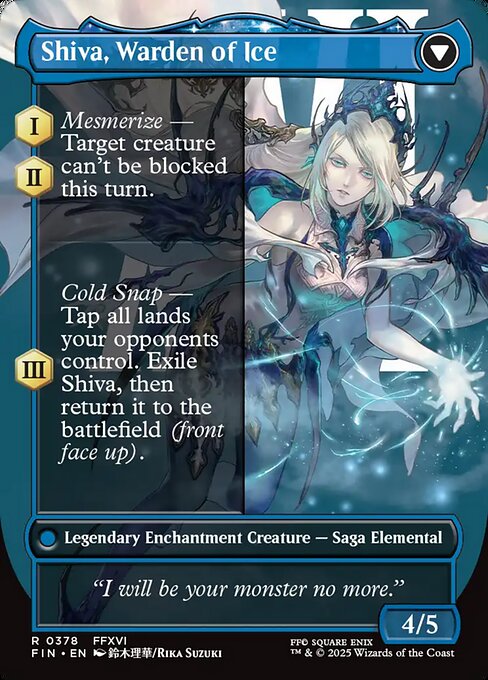 Jill, Shiva's Dominant (Borderless) (378) [Final Fantasy] Reverse