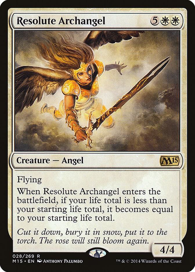 Resolute Archangel (28) [Magic 2015]
