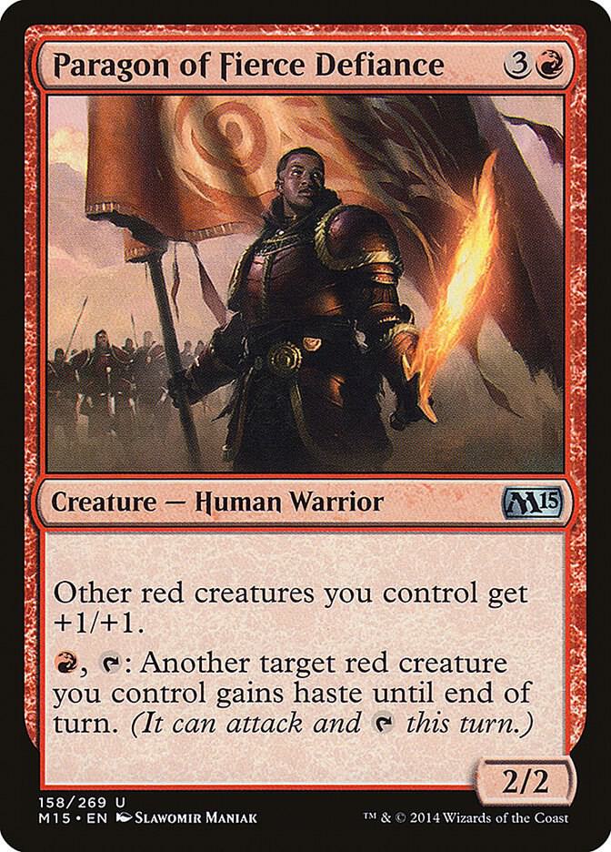 Paragon of Fierce Defiance (158) [Magic 2015]