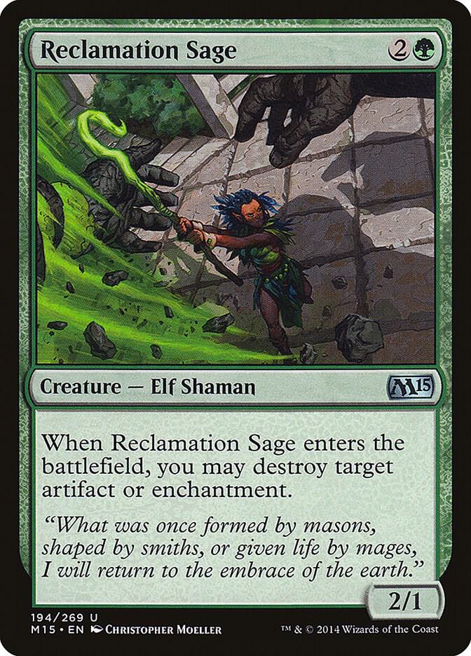 Reclamation Sage (194) [Magic 2015]