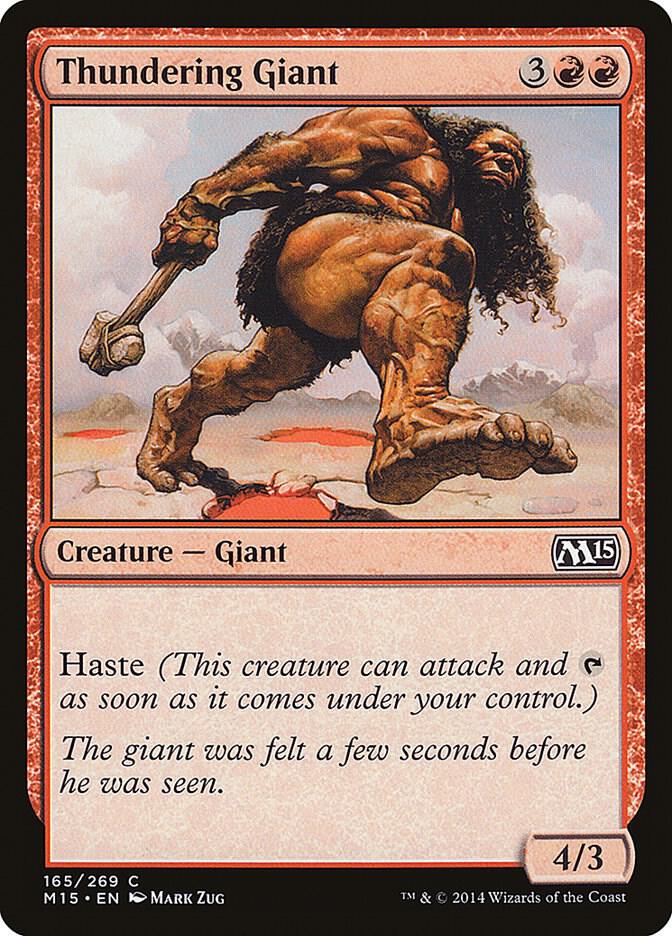 Thundering Giant (165) [Magic 2015]
