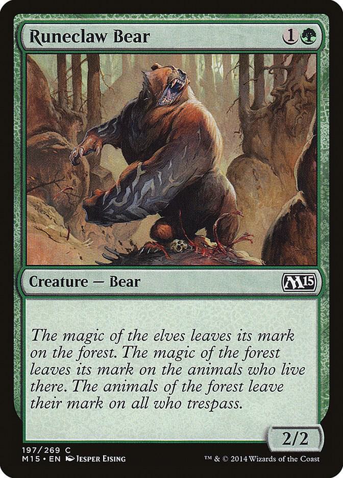 Runeclaw Bear (197) [Magic 2015]