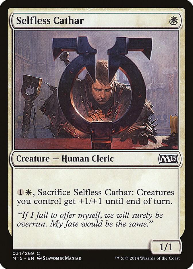 Selfless Cathar (31) [Magic 2015]