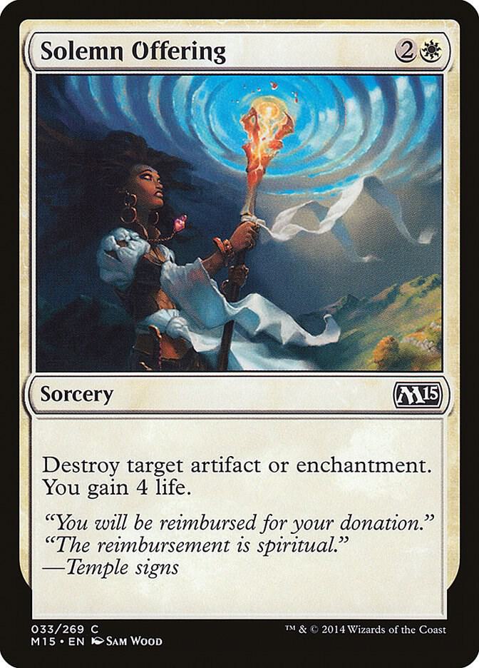 Solemn Offering (33) [Magic 2015]