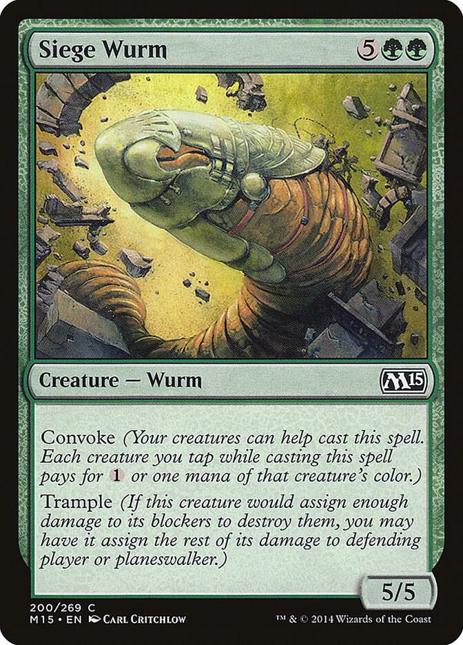 Siege Wurm (200) [Magic 2015]