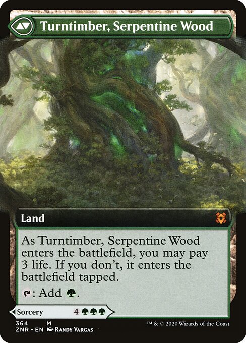 Turntimber Symbiosis (Extended Art) (364) [Zendikar Rising] [Extended Art] Reverse