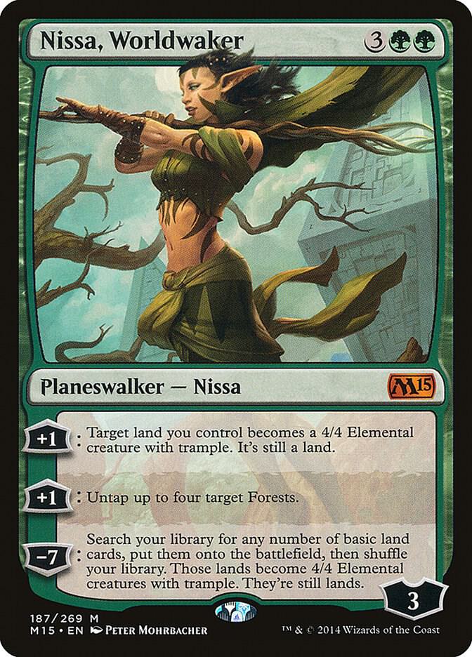 Nissa, Worldwaker (187) [Magic 2015]