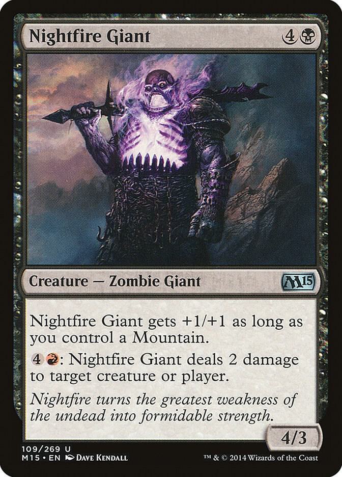 Nightfire Giant (109) [Magic 2015]