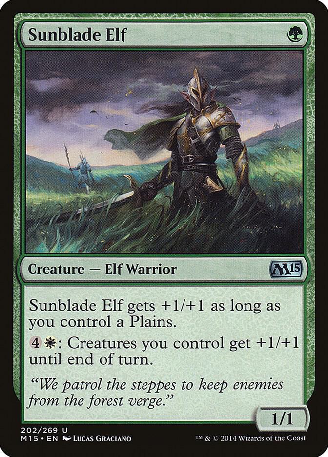 Sunblade Elf (202) [Magic 2015]
