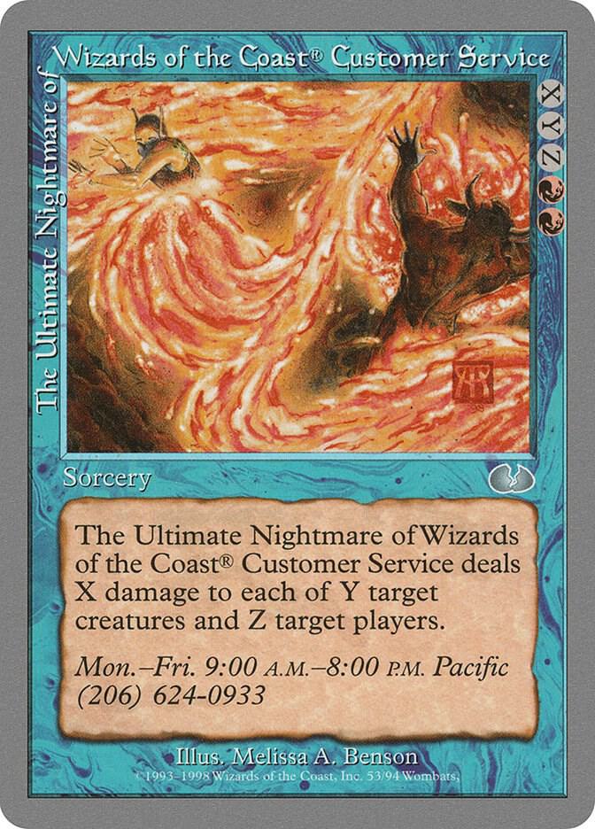 The Ultimate Nightmare of Wizards of the Coast Customer Service (53) [Unglued]