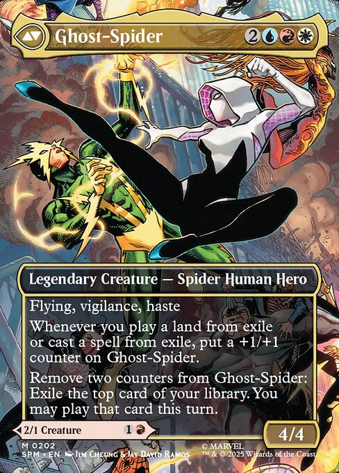 Gwen Stacy (0202) (Borderless) [Marvel's Spider-Man] Reverse