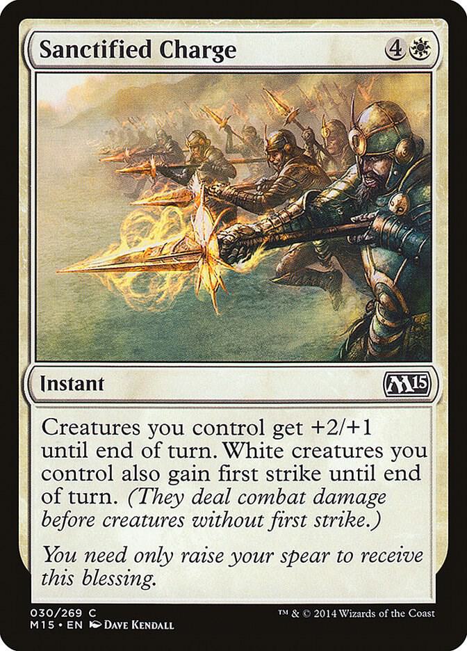 Sanctified Charge (30) [Magic 2015]
