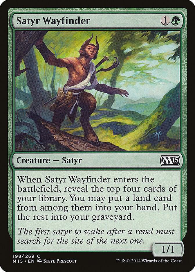 Satyr Wayfinder (198) [Magic 2015]