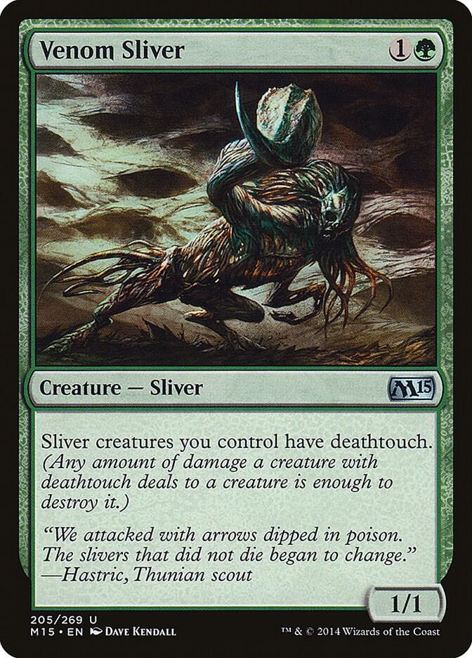 Venom Sliver (205) [Magic 2015]