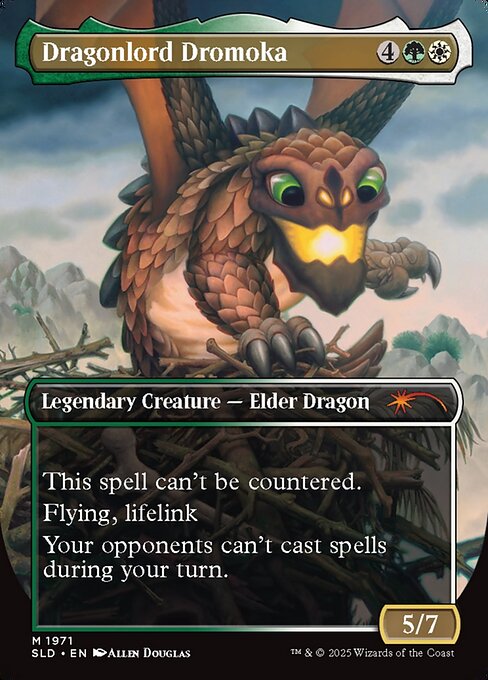 Dragonlord Dromoka (1971) [Secret Lair Drop] Reverse