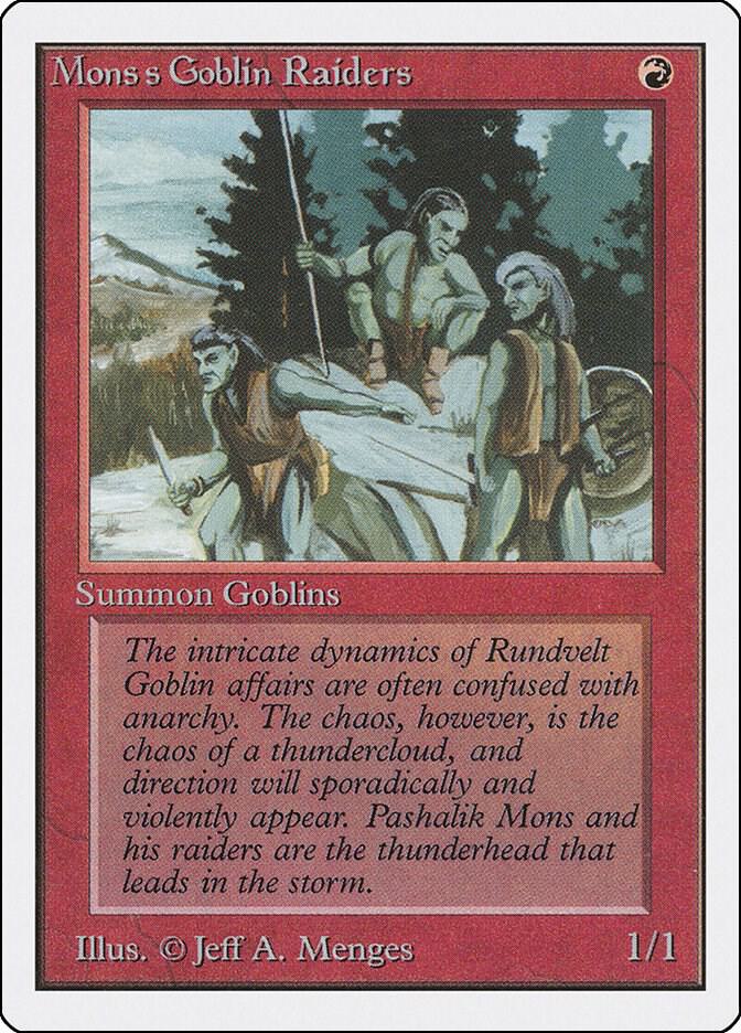 Mons's Goblin Raiders (165) [Unlimited Edition]