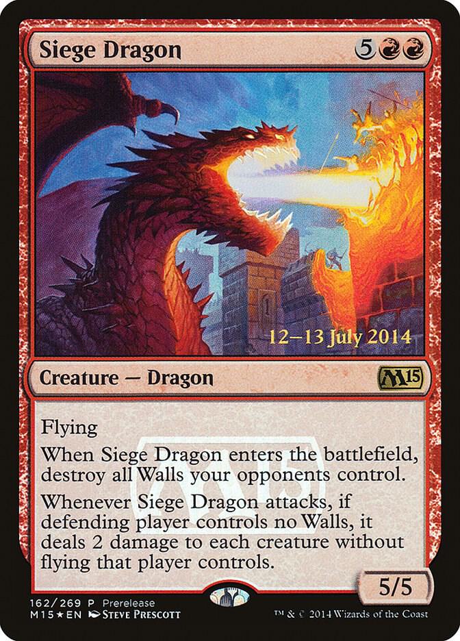 Siege Dragon (162) [Prerelease Cards]