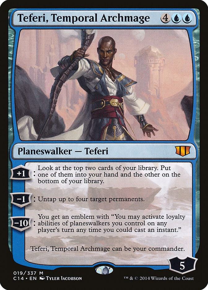 Teferi, Temporal Archmage (19) [Commander 2014]