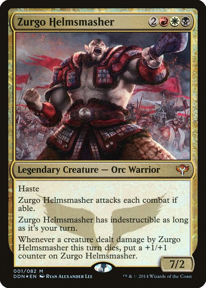 Zurgo Helmsmasher (1) [Duel Decks: Speed vs. Cunning]