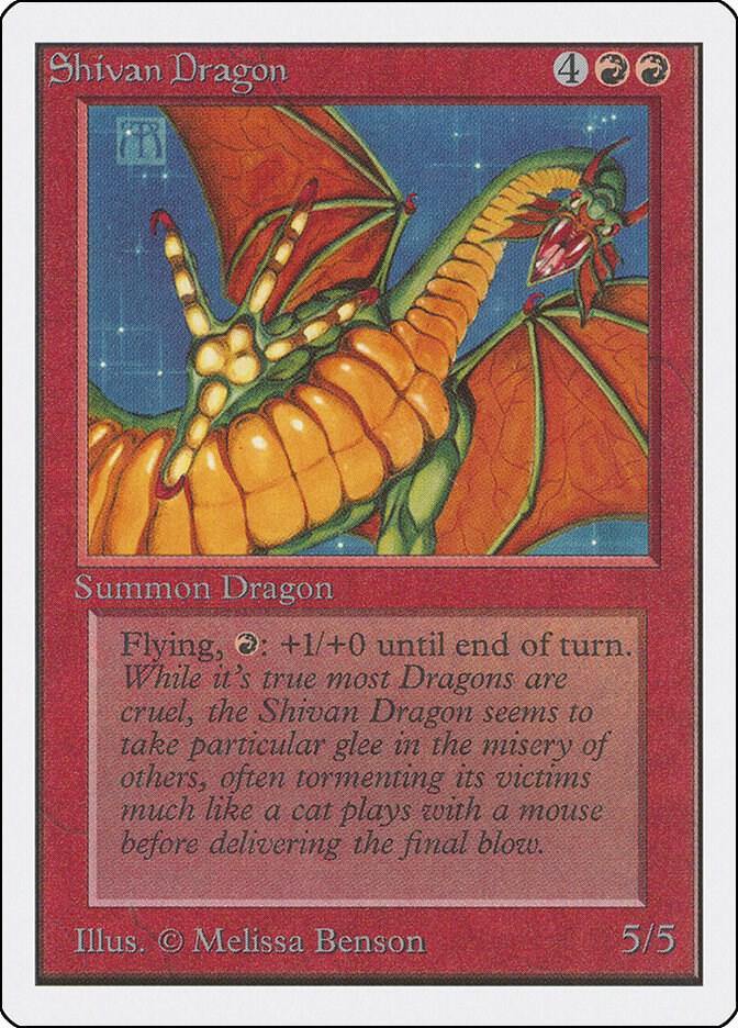 Shivan Dragon (175) [Unlimited Edition]
