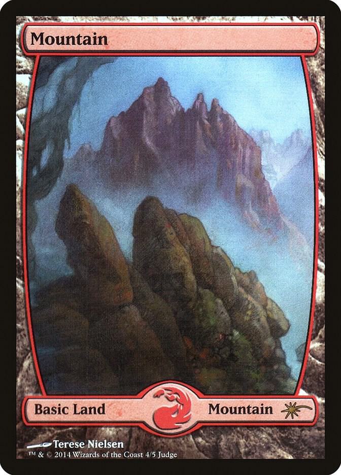 Mountain - Full Art (4) [Judge Promos]