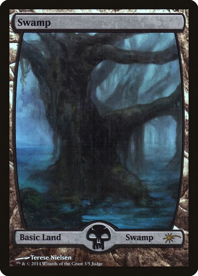 Swamp - Full Art (3) [Judge Promos]