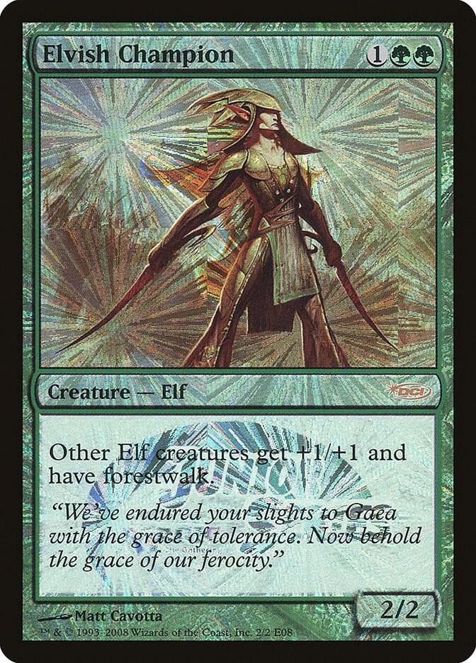 Elvish Champion (Junior Series Europe) (2) [Junior Series Promos]
