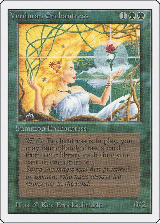 Verduran Enchantress (223) [Unlimited Edition]