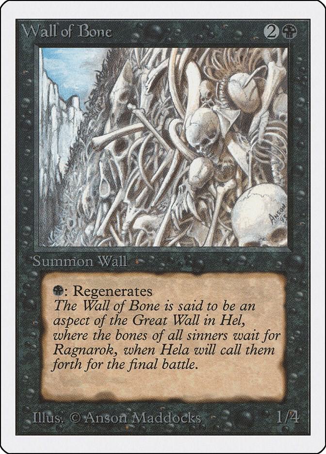 Wall of Bone (133) [Unlimited Edition]