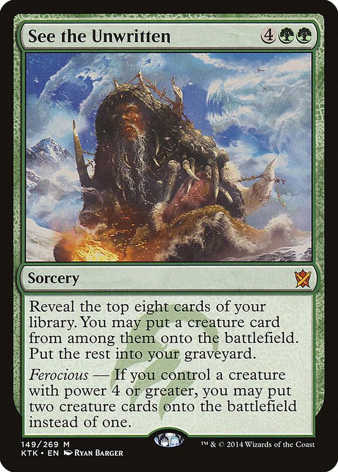 See the Unwritten (149) [Khans of Tarkir]