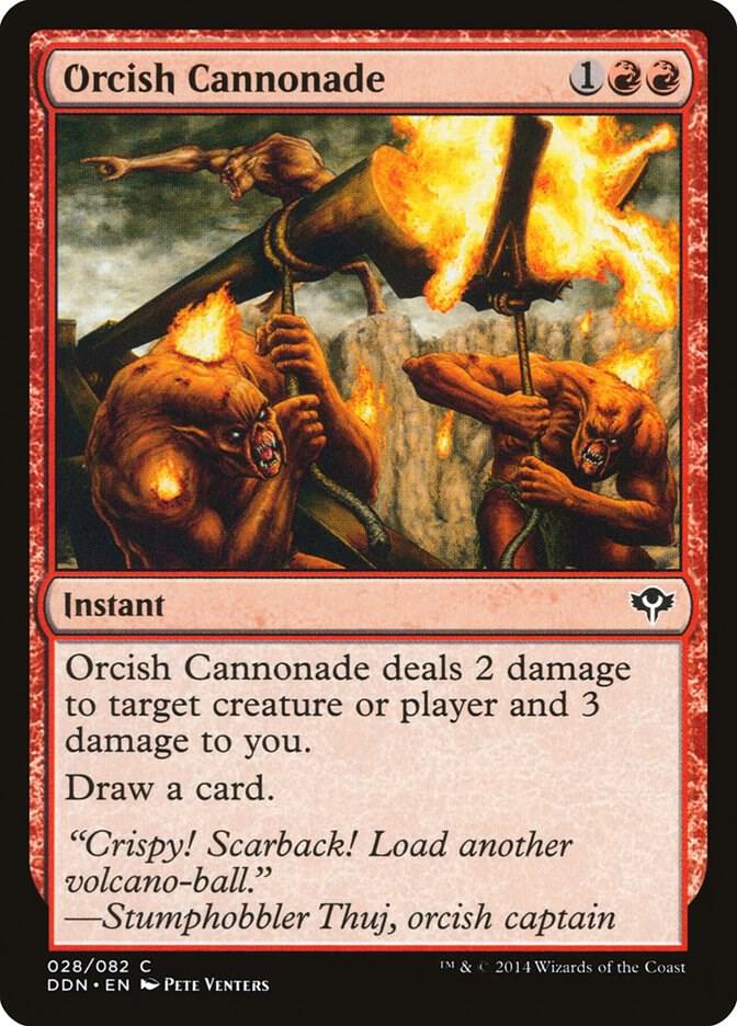 Orcish Cannonade (28) [Duel Decks: Speed vs. Cunning]