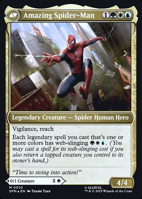 Peter Parker (10) [Prerelease Cards] Reverse