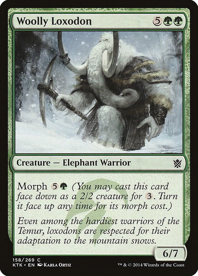 Woolly Loxodon (158) [Khans of Tarkir]