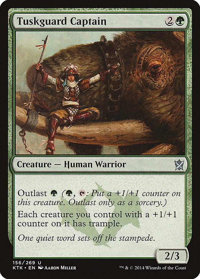 Tuskguard Captain (156) [Khans of Tarkir]