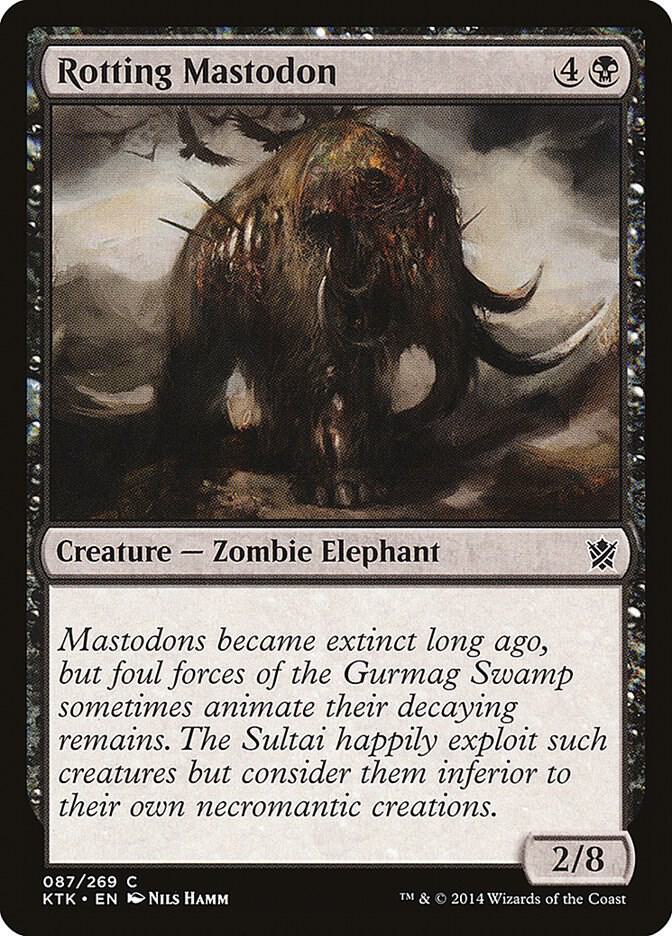 Rotting Mastodon (87) [Khans of Tarkir]