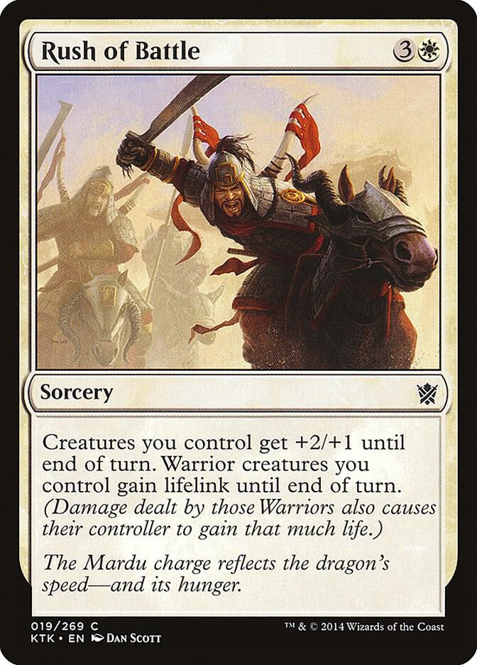 Rush of Battle (19) [Khans of Tarkir]