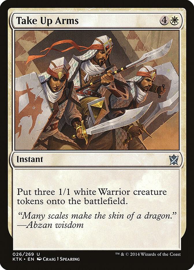 Take Up Arms (26) [Khans of Tarkir]