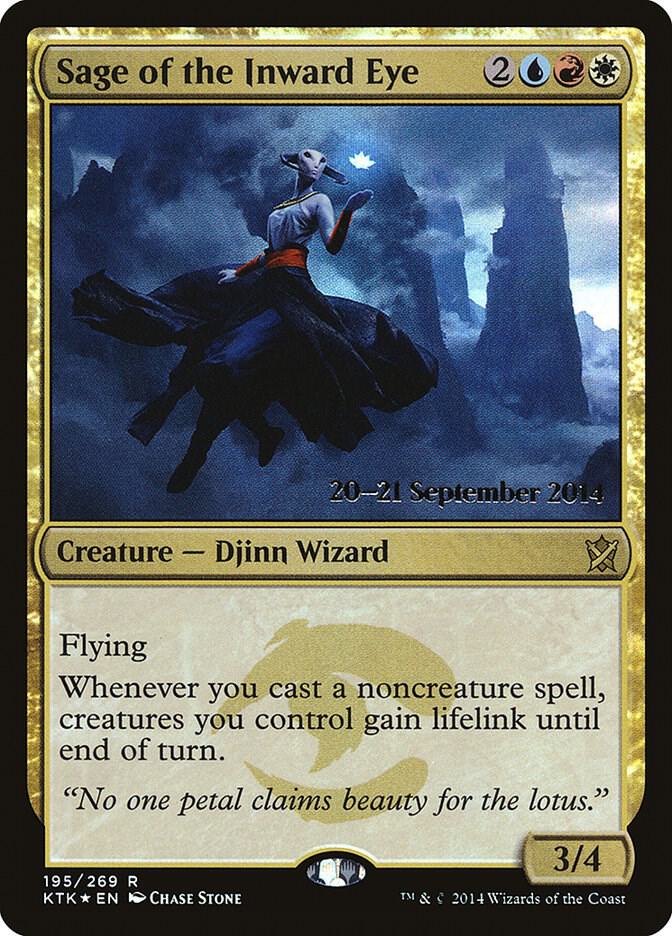 Sage of the Inward Eye (195) [Prerelease Cards]