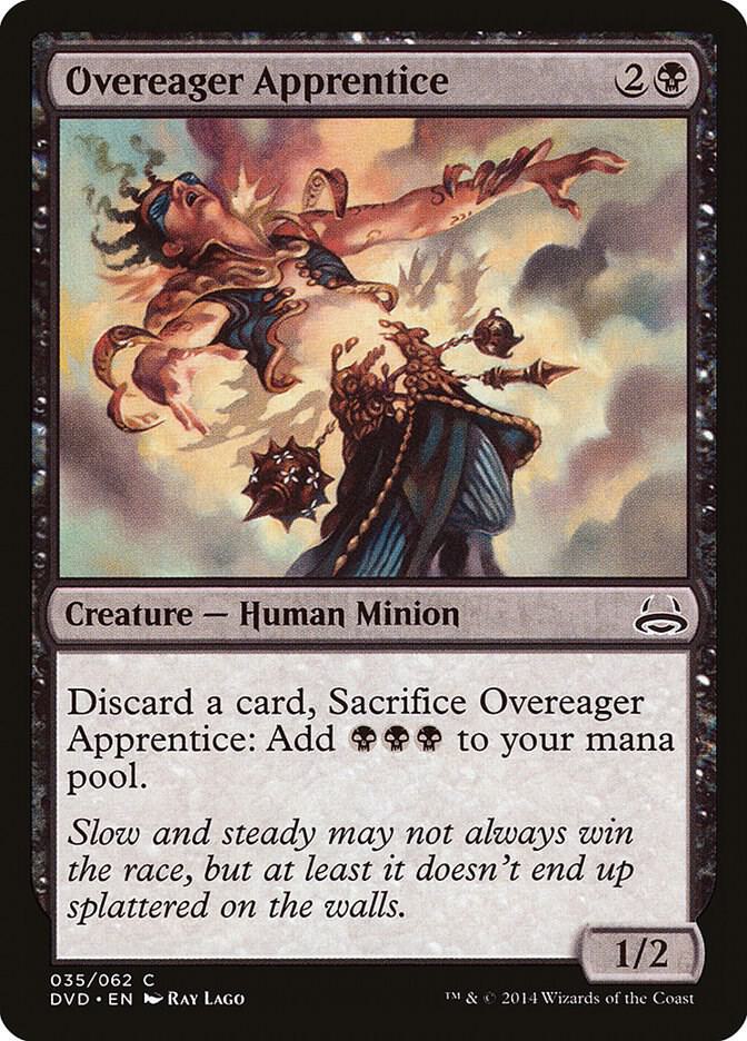 Overeager Apprentice (35) [Duel Decks: Anthology]