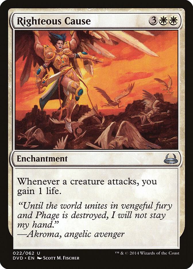 Righteous Cause (22) [Duel Decks: Anthology]