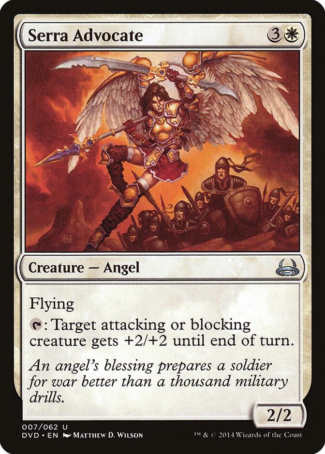 Serra Advocate (7) [Duel Decks: Anthology]