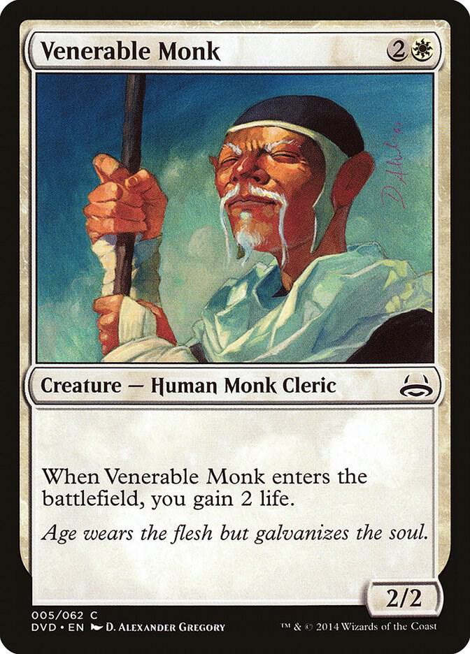 Venerable Monk (5) [Duel Decks: Anthology]