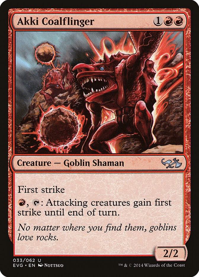 Akki Coalflinger (33) [Duel Decks: Anthology]